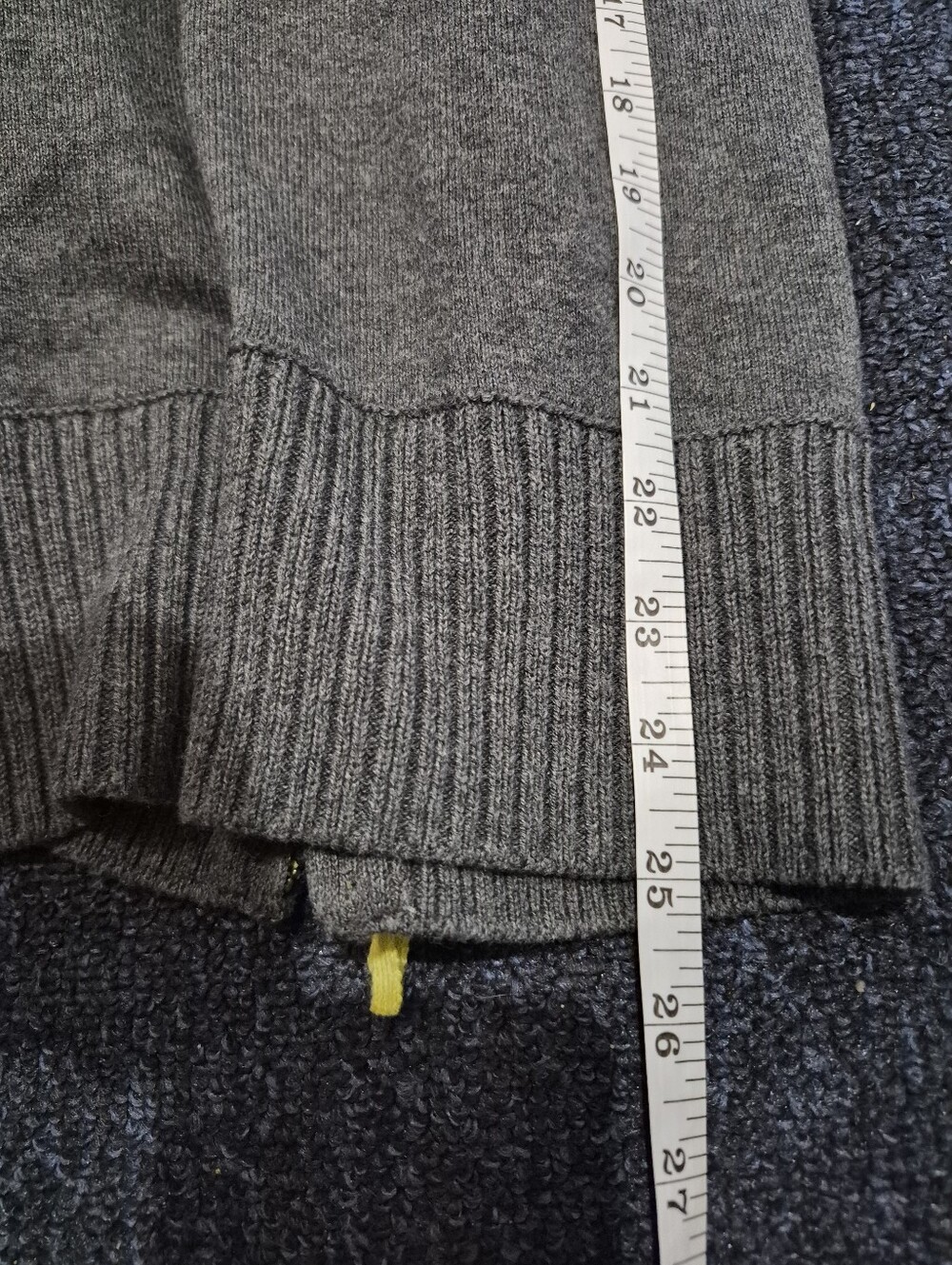 Lisa Todd XL Cashmere Blend All You Need Is Love Graphic Sweater Gray - Picture 8 of 8